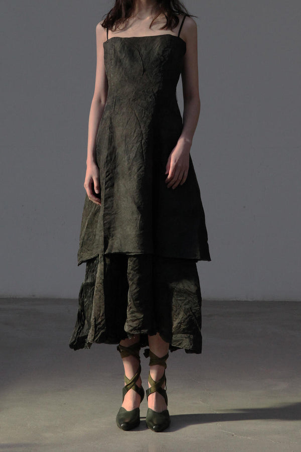 MUTEDANCE Doppeltes Seidenkleid BLO34